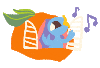 Good Morning Bird Sticker
