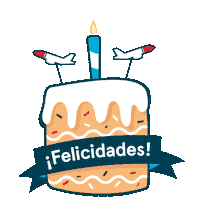 Celebration Birthday Sticker by Norwegian Airlines