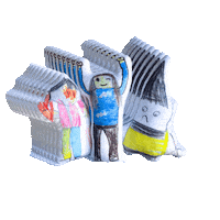 PrintMeDoodles happy kids crayon pillows Sticker