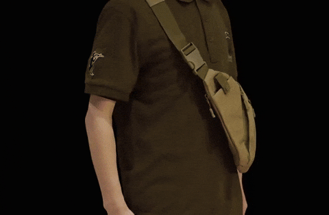 Mochila bandolera minimalista