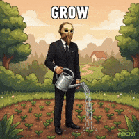 ABCNT plants garden grow grass GIF