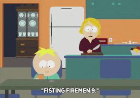 butters stotch kitchen GIF by South Park 