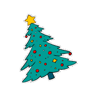 Christmas Tree Sticker