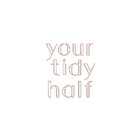 yourtidyhalf yth konmari tidying yourtidyhalf Sticker