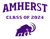 Class Of 2024 Sticker by Amherst College