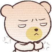 Angry Bear Sticker