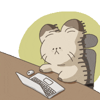 kimsuhwa computer desk 직장인 퇴근 Sticker