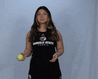 Tennis Ball GIF by Bemidji State Beavers