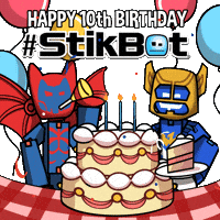 Happy Birthday Love GIF by Stikbot