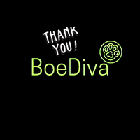 BoeDiva thanks thankyou dogbrand boediva GIF