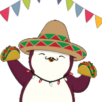 Penguin Vamos Sticker by Pudgy Penguins