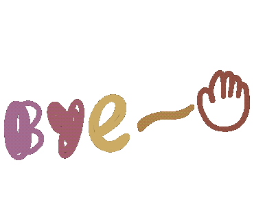 Bye Bye バイバイ Sticker