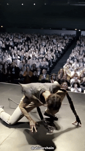 shiverchain weird show ai monster GIF