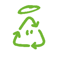 Bio Tri Sticker by innocentfrance