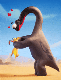 I Love You Hearts GIF by Claynosaurz