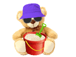 Teddy Bears Summer Sticker
