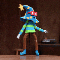 nounish dance glasses puppet nouns GIF