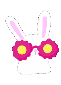 Spring Bunny Sticker by La Pradera Online