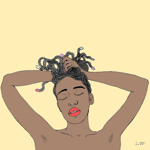 laysealmada girls girl black hair GIF