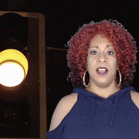 ComedianHollyLogan chill stop wait quarantine GIF