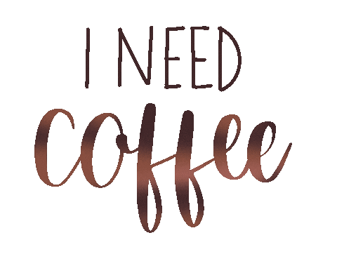 Tired Coffee Sticker