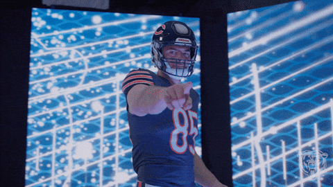 Point Kmet GIF by Chicago Bears