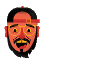 natefarro graphic design nashville illustrator nate Sticker