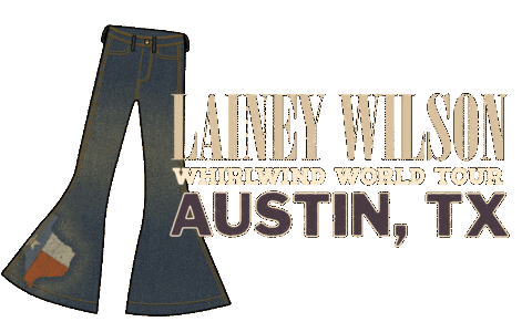 Wild Horses Texas Sticker by Lainey Wilson