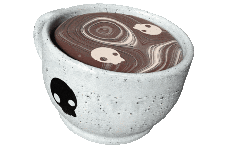 Flat White Coffee Sticker by Shallow Lagoon