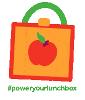 Apple Lunch Sticker