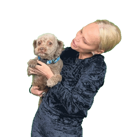 Puppy Love Kiss Sticker by Kristin Chenoweth