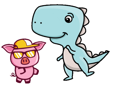 Dino Sticker by Brenfi