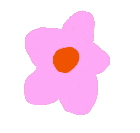 Pink Flower Sticker