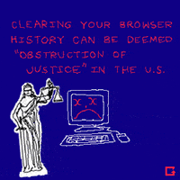 obstruction of justice GIF by gifnews