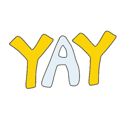 juliahinger yay juhu yaay wuhu Sticker