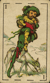 Playing Cards Bat GIF by Biblioteca Nacional de España