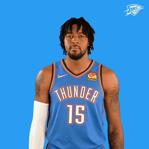 Oklahoma City Wink GIF by OKC Thunder
