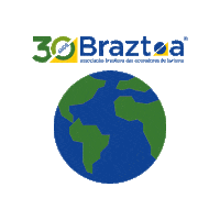 braztoa 30 anos braztoa Sticker