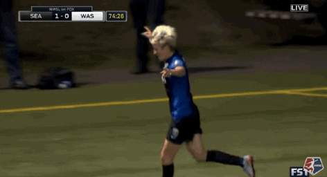 megan rapinoe dancing GIF by Seattle Reign FC