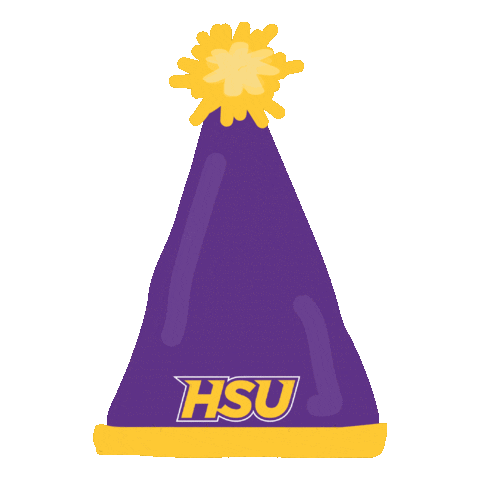 Party Hat Sticker by Hardin-Simmons University