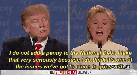 hillary clinton i do not add a penny to the national debt GIF by Election 2016