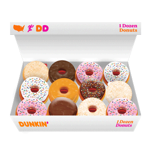 dunkin donuts donut Sticker by Dunkin’