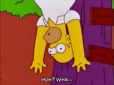 scared homer simpson GIF