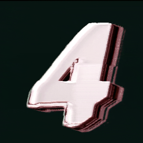 Glitch Numbers GIF by #BASILIO
