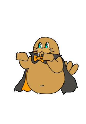 Walrus Shavedice Sticker by Vampire Penguin