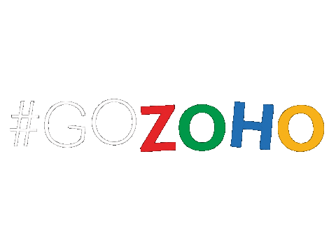 Zoho giphyupload zoho zoholics gozoho Sticker