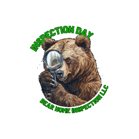 BEARHOMEINSPECTION giphygifmaker bear inspectionday bearhomeinspection Sticker