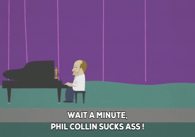 phil collins song GIF by South Park 
