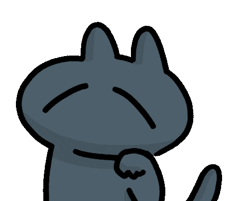 貓 愛心 Sticker