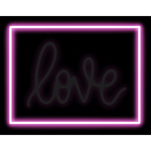 Neon Love Sticker by AllWriteByMe